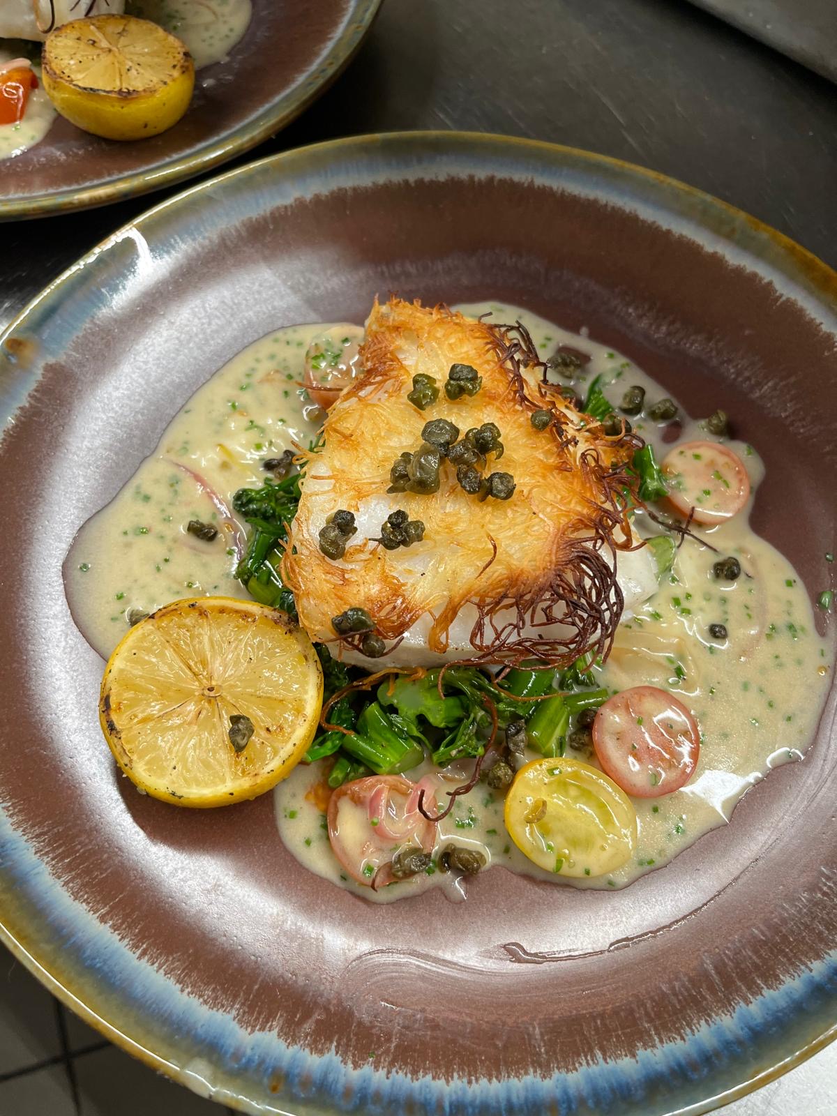 A dish prepared by Chef Chris Mitchum